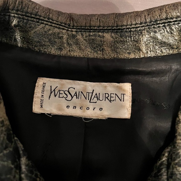 Yves Saint Laurent Woman Biker Jacket - Retails over $4500 - Picture 4 of 4